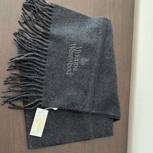 Gray Cashmere Scarf